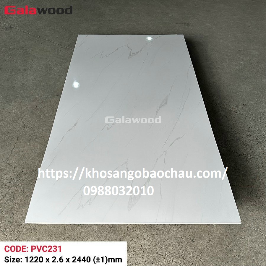 TẤM ỐP PVC GALAWOOD PVC231