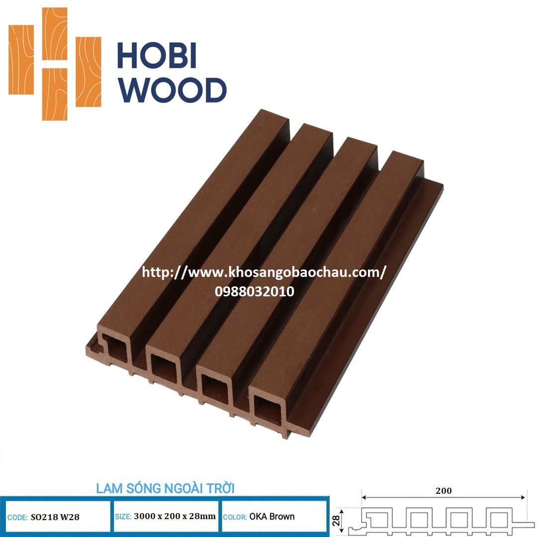 LAM SÓNG NGOÀI TRỜI HOBIWOOD- OKA BROWN