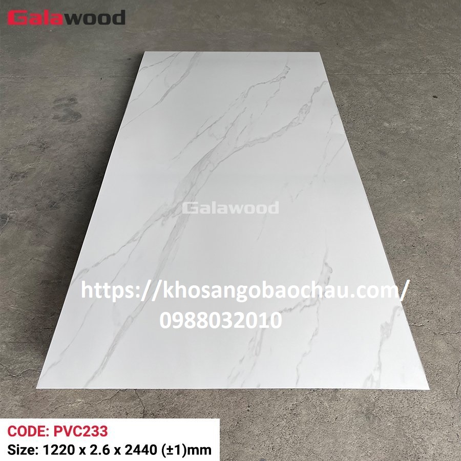 TẤM ỐP PVC GALAWOOD PVC233