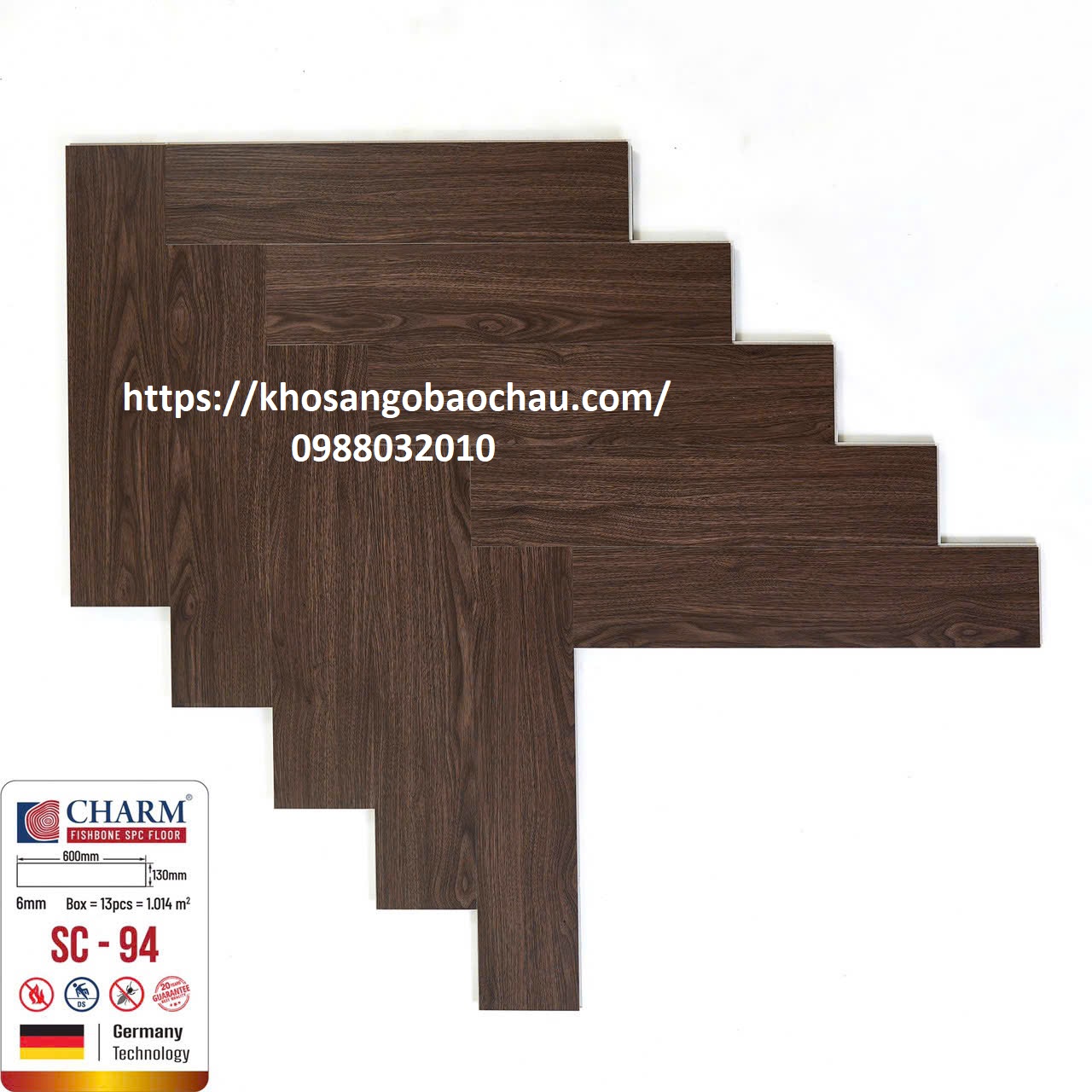 SÀN  NHỰA CHARMWOOD XƯƠNG CÁ SC94